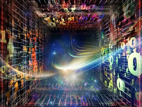 Advance of Numbers Stock-Illustration