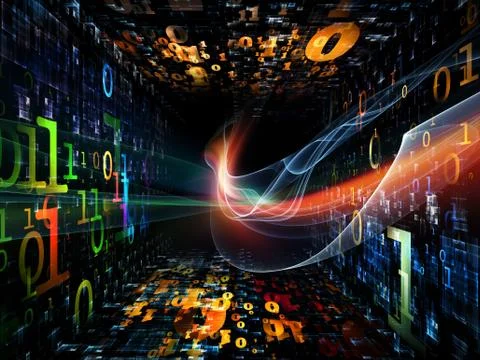 Advance of Numbers 스톡 일러스트