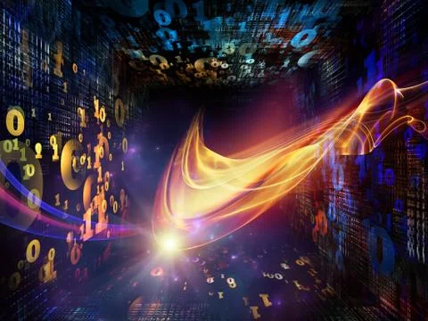 Advance of Numbers 스톡 일러스트