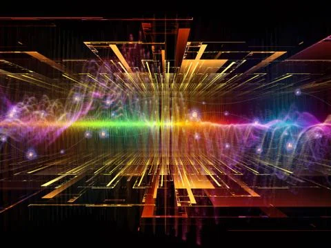 Advance of Oscillation Illustrazione stock