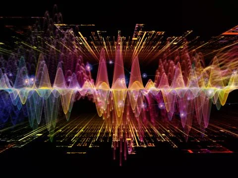 Advance of Oscillation Stockillustratie