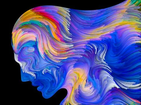 Advance of Painted Dream Stock Illustration