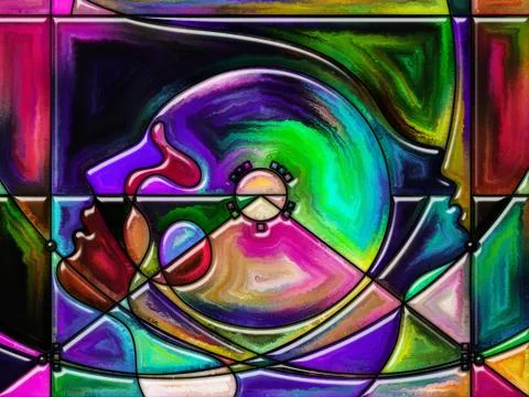 Advance of Perception Stock Illustration