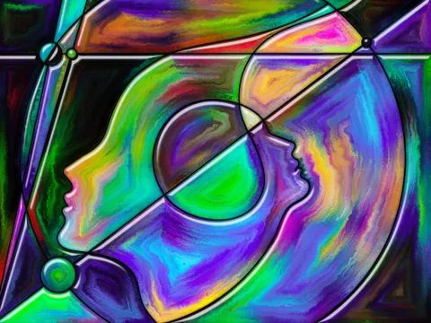 Advance of Perception Stock Illustration