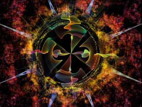 Advance of Radial Oscillation Stock Illustration
