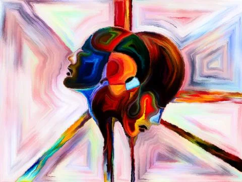 Advance of Shape Division イラスト素材