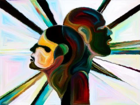 Advance of Shape Division Illustrazione stock