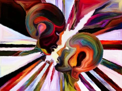 Advance of Shape Division Stock Illustration