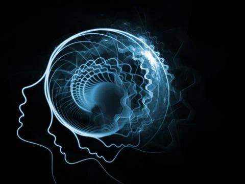Advance of Soul and Mind Stock Illustration