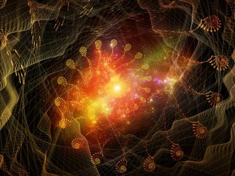 Advance of Spiral Stock Illustration