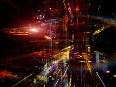 Advance of Technology Stock Illustration