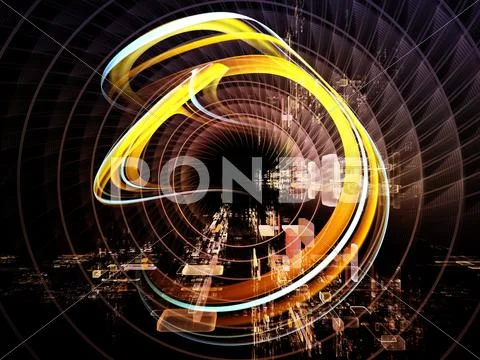 Advance of Technology Stock Illustration