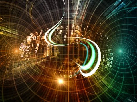 Advance of Technology Stock Illustration