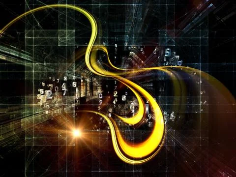 Advance of Technology Illustrazione stock