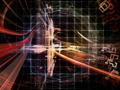 Advance of Technology Stock Illustration