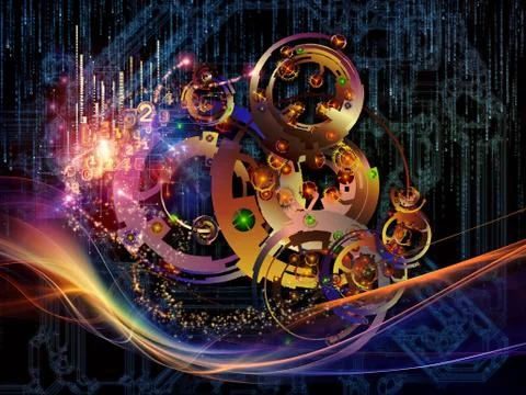 Advance of Technology Stock Illustration