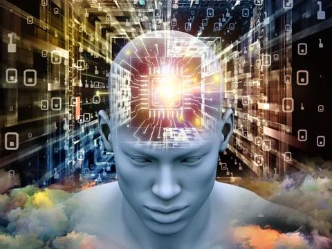 Advance of Thought Illustrazione stock