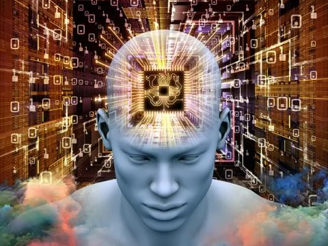 Advance of Thought Free Stock Illustration