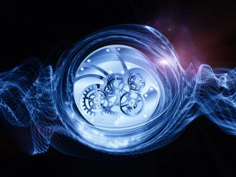 Advance of Time 스톡 일러스트