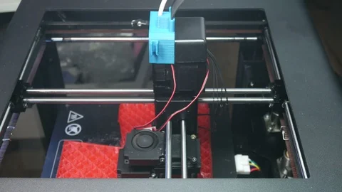 Advanced 3D printers for serial Stock Footage 89144381