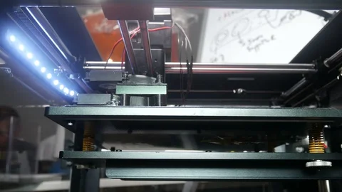 Advanced 3D Printing Stock Footage 89144747