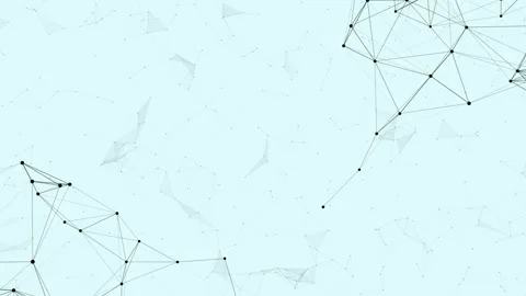 Advanced AI Deep Learning Neural Network Motion Graphics Background Stock Footage 335546749