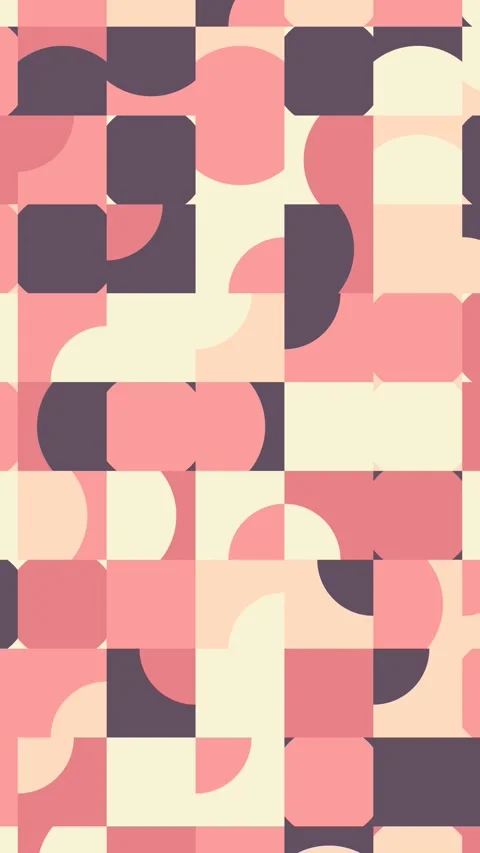 Advanced Algorithmic Surface Movement with Bauhaus Functional Elements Stock Footage 329676393