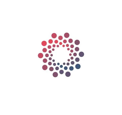 Advanced analysis big dat base symbol. Development of artificial intelligence Stock Illustration