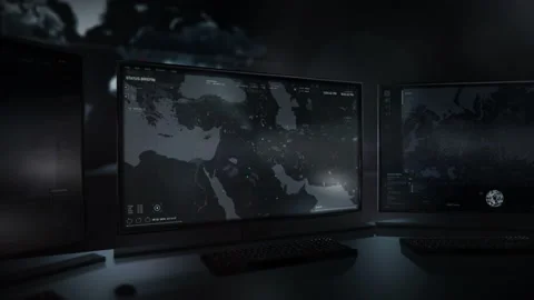 Advanced analysis system inspecting the target airplane performance data Stock Footage 198890551