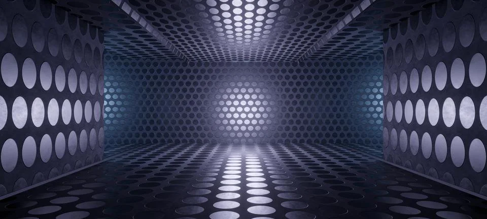 Advanced background High end scene metal wall 3D rendering イラスト素材
