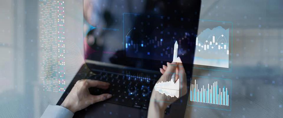 Advanced Big Data Analytics and Financial Insights for Business Growth. Stock Photos