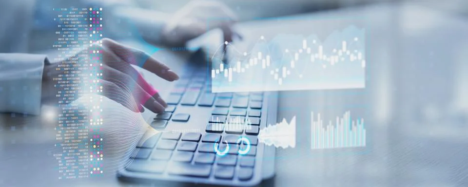Advanced Big Data Analytics and Financial Insights for Business Growth. Stock Photos