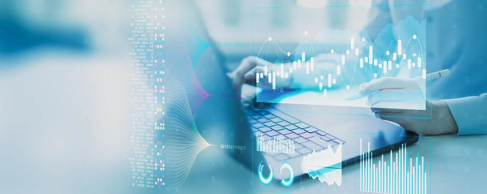 Advanced Big Data Analytics and Financial Insights for Business Growth. Stock Photos