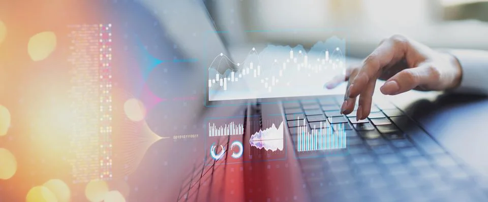 Advanced Big Data Analytics and Financial Insights for Business Growth. Stock Photos