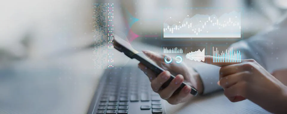 Advanced Big Data Analytics and Financial Insights for Business Growth. Stock Photos