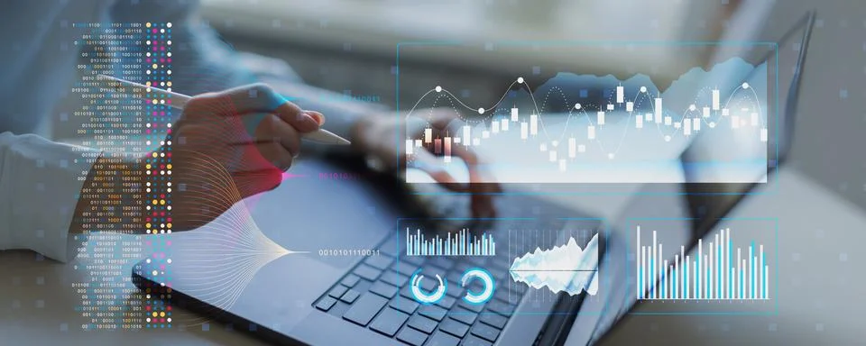 Advanced Big Data Analytics and Financial Insights for Business Growth. Stock Photos