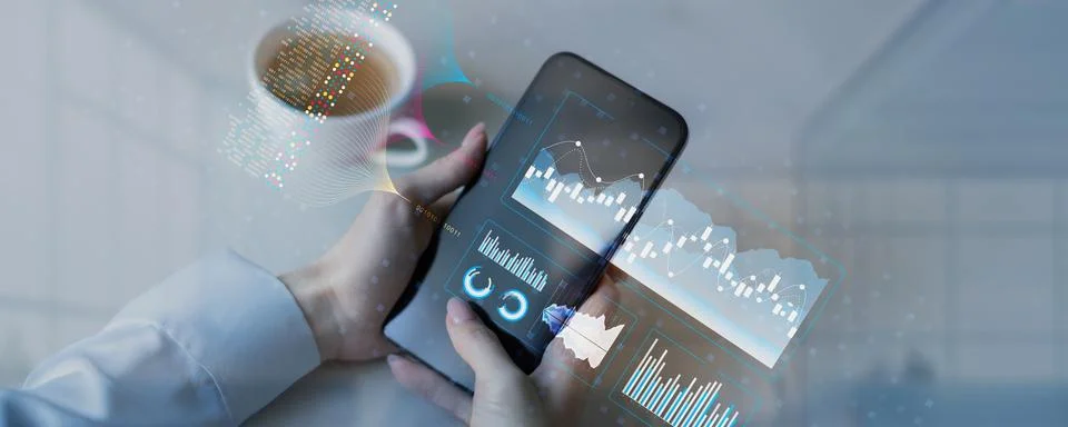 Advanced Big Data Analytics and Financial Insights for Business Growth. Stock Photos
