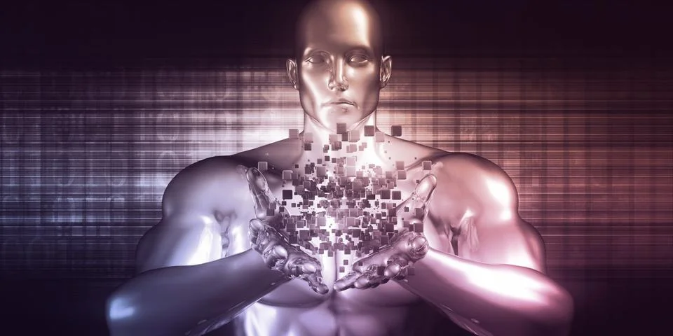 Advanced Blockchain Ideas 스톡 일러스트