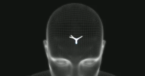 Advanced Brain Activity with Creativity and Innovation Stock Footage 82850541