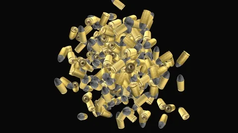 Advanced Bullets Explosion full ultra 4k RGB + ALPHA transparent background Stock-Footage 87179413