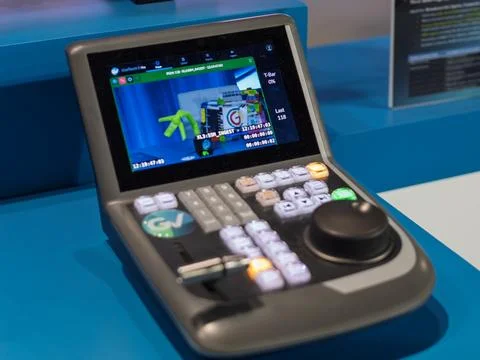 Advanced Control Interface for Broadcast Equipment Stock Photos