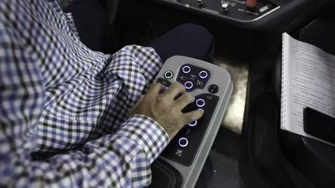 The Advanced Control Interface improves user experience and driving performance Stock Photos