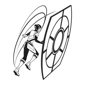 Advanced Creative Modern Virtual Stock Illustration