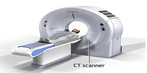 Advanced CT Scanner Showcasing Modern Diagnostic Technology for Accurate Me.. Stock Photos