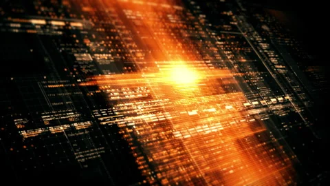 Advanced Data Matrix Simulation Background Stock Footage 249921754