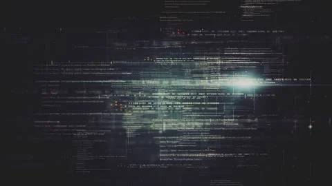 Advanced Data Matrix Simulation Background Stock Illustration