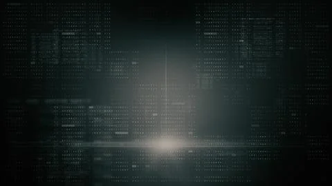 Advanced Data Matrix Simulation Background Stock Illustration