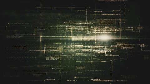 Advanced Data Matrix Simulation Background Stock Illustration