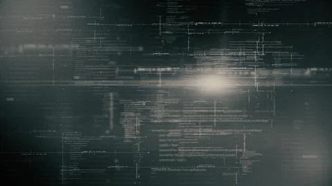 Advanced Data Matrix Simulation Background Stock Illustration