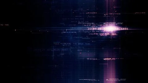 Advanced Data Matrix Simulation Background Stock Illustration